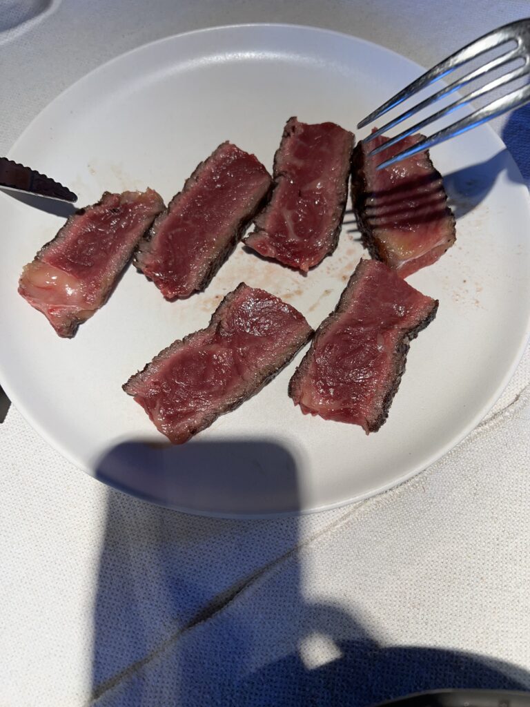 Chuletas de vaca en Asador Etxebarri