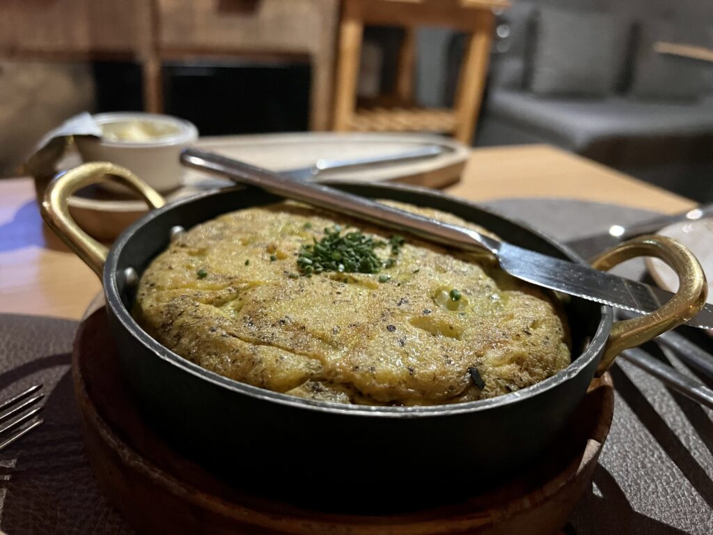 Tortilla de Trufa en el Mercado de Ibiza